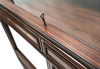 Art Deco Amsterdamse School Vitrine or display cabinet by Napoleon Le Grand